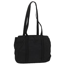 Prada-PRADA Shoulder Bag Nylon Black Auth fm3152-Black