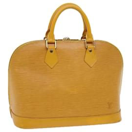 Louis Vuitton-Bolsa de mão LOUIS VUITTON Epi Alma Tassili Yellow M52149 Autenticação de LV 64828-Outro