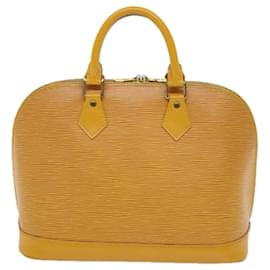 Louis Vuitton-LOUIS VUITTON Epi Alma Hand Bag Tassili Yellow M52149 LV Auth 64828-Other