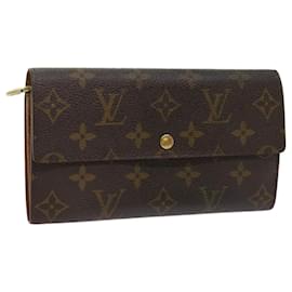 Louis Vuitton-LOUIS VUITTON Monogram Portefeuille Sarah Long Wallet M60531 LV Auth th4522-Monogram