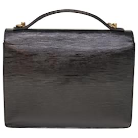 Louis Vuitton-Louis Vuitton Epi Monceau 28 Hand Bag Black M52122 LV Auth ep2957-Black