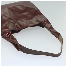 Gucci-GUCCI Shoulder Bag Canvas Patent 2Set Red Black Auth ti1497-Black,Red
