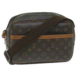 Louis Vuitton-LOUIS VUITTON Monogram Reporter PM Shoulder Bag M45254 LV Auth 64978-Monogram