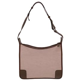 Gucci-GUCCI Shoulder Bag Canvas Pink Brown Auth yk10265-Brown,Pink