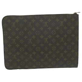 Louis Vuitton-LOUIS VUITTON Monogram Poche Document Briefcase M53400 LV Auth ep3013-Monograma