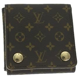 Louis Vuitton-LOUIS VUITTON Monogram Jewelry Case Boîte à bijoux LV Auth ac2650-Monogramme