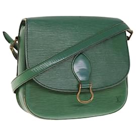 Louis Vuitton-LOUIS VUITTON Epi Saint Cloud GM Shoulder Bag Green M52194 LV Auth 65470-Green