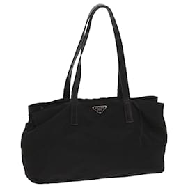 Prada-PRADA Shoulder Bag Nylon Black Auth ep3154-Black
