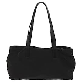 Prada-PRADA Shoulder Bag Nylon Black Auth ep3154-Black