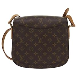 Louis Vuitton-LOUIS VUITTON Monogram Saint Cloud GM bolsa de ombro M51242 LV Auth fm3161-Monograma