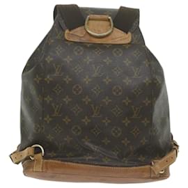 Louis Vuitton-LOUIS VUITTON Monogram Montsouris GM Backpack M51135 LV Auth 64997-Monogram