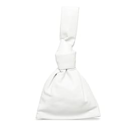 Bottega Veneta-White Bottega Veneta The Mini Twist Handbag-White