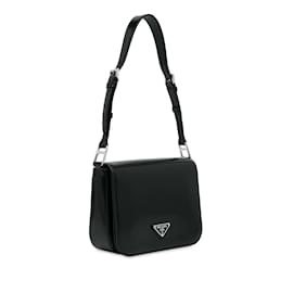 Prada-Bolso satchel Prada Spazzolato negro-Negro