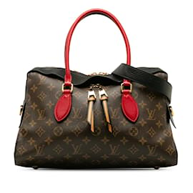 Louis Vuitton-Bolso satchel Tuileries con monograma Louis Vuitton marrón-Castaño