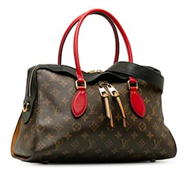 Louis Vuitton-Bolso satchel Tuileries con monograma Louis Vuitton marrón-Castaño