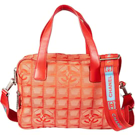 Chanel-Bolsa Chanel Mini Linha de Viagem-Vermelho