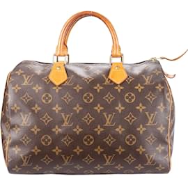 Louis Vuitton-Louis Vuittion Canvas Mongram Speedy 30 handbag-Brown