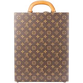 Louis Vuitton-Louis Vuitton Canvas Monogram President Briefcase-Brown