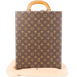 Louis Vuitton-Louis Vuitton Canvas Monogram President Briefcase-Brown