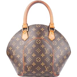 Louis Vuitton-Louis Vuitton Canvas Monogram Ellipse PM Handbag-Brown