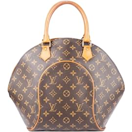 Louis Vuitton-Louis Vuitton Canvas Monogram Ellipse MM Handbag-Brown