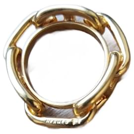 Hermès-scarf ring-Golden