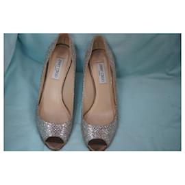 Jimmy Choo-Heels-Silvery