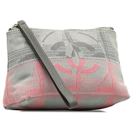 Chanel-Pochette Chanel New Travel Line grise-Rose,Gris