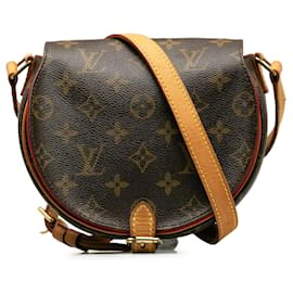 Louis Vuitton-Louis Vuitton Brown Monogram Sac Tambourin-Marron