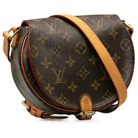 Louis Vuitton-Louis Vuitton Brown Monogram Sac Tambourin-Marron