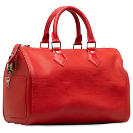 Louis Vuitton-Louis Vuitton Red Epi Speedy 30-Rot