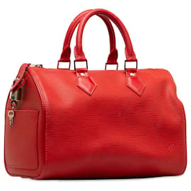 Louis Vuitton-Louis Vuitton Red Epi Speedy 30-Vermelho