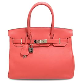 Hermès-Hermes Pink 2014 Togo Birkin Retourne 30-Pink