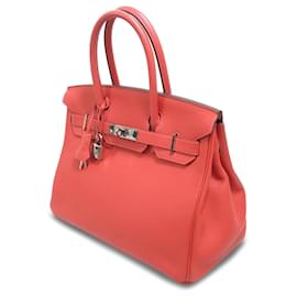 Hermès-Hermes Rosa 2014 Togo Birkin Retourne 30-Pink