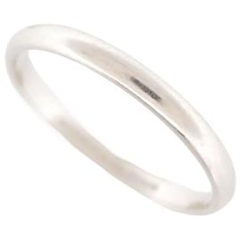 Tiffany & Co-TIFFANY & CO LUCIDA ALLIANCE RING 14769692 platinum 950 50 PLATINUM RING-Silvery