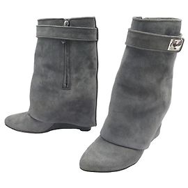 CHAUSSURES BOTTINES GIVENCHY SHARK LOCK BE08906040 GRIS 35 ANKLE BOOTS Gris