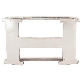 Hermès ANELLO SCIARPA VINTAGE HERMES H IN ARGENTO STERLING 800 25.6ANELLO SCIARPA IN ARGENTO GR Argento