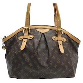 Louis Vuitton-LOUIS VUITTON TIVOLI GM M HANDTASCHE40144 GELDBÖRSE AUS LEINWAND MIT MONOGRAMM-Braun