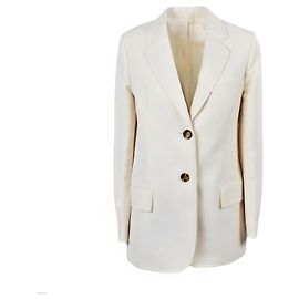 Céline Phoebe Philo Linen Jacket Cream Cream