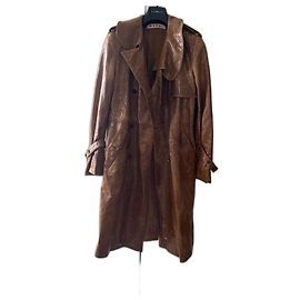 Marni-Trenchcoat aus Lackleder Cognac