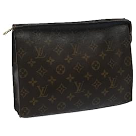 Louis Vuitton-Toilette Poche Monogram Louis Vuitton 26 Pochette M47542 Auth LV 65415-Monogramme