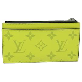 Louis Vuitton-LOUIS VUITTON Porte-cartes Upperr Lama Monogram Jaune M30950 LV Auth ac2646-Jaune