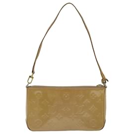 Louis Vuitton-LOUIS VUITTON Astuccio quadrato con monogramma Vernis Mallory Noisette M91197 auth 64924-Altro