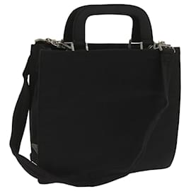 Prada-Prada Hand Bag Nylon 2way Black Auth bs11713-Black