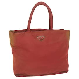 Prada-PRADA Handtasche Nylon Rot Auth 63900-Rot