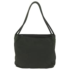 Prada-PRADA Hand Bag Nylon Khaki Auth 65169-Khaki