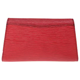 Louis Vuitton-LOUIS VUITTON Pochette Epi Art Déco Rouge M52637 Auth LV 64923-Rouge
