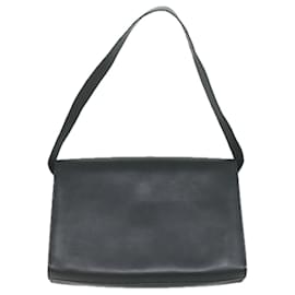 Gucci-GUCCI Sac à Bandoulière Cuir Noir 001 3064 Ep d'authentification3090-Noir