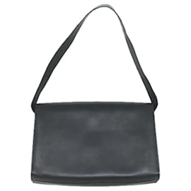 Gucci-GUCCI Shoulder Bag Leather Black 001 3064 Auth ep3090-Black