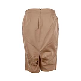 Nina Ricci-Nina Ricci Pleated Skirt-Brown